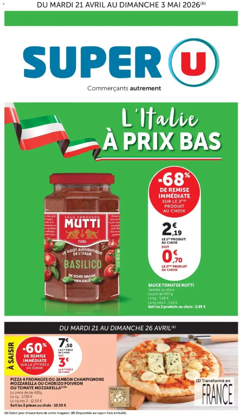 Super U catalogue à partir du 21/04/2026