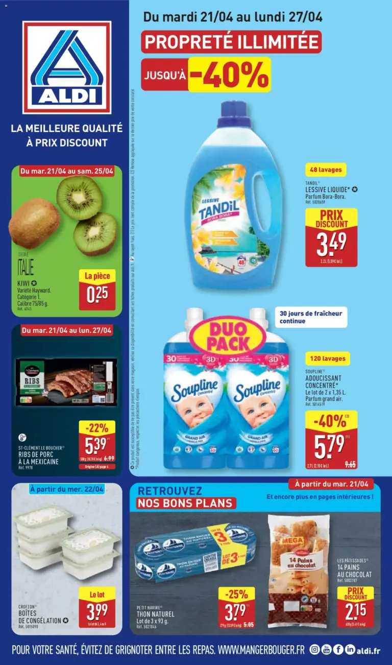 Aldi catalogue à partir du 21/04/2026
