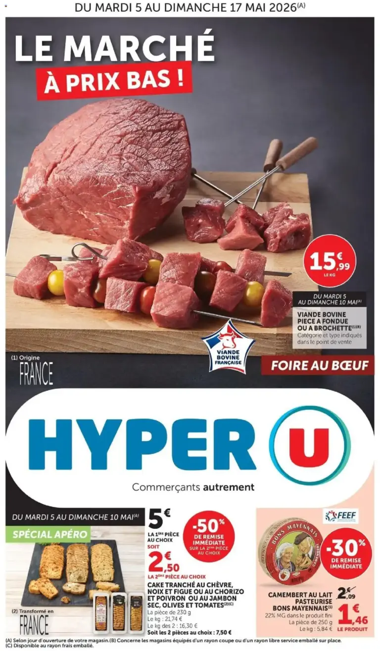 Hyper U Jour de Marché à partir du 05/05/2026