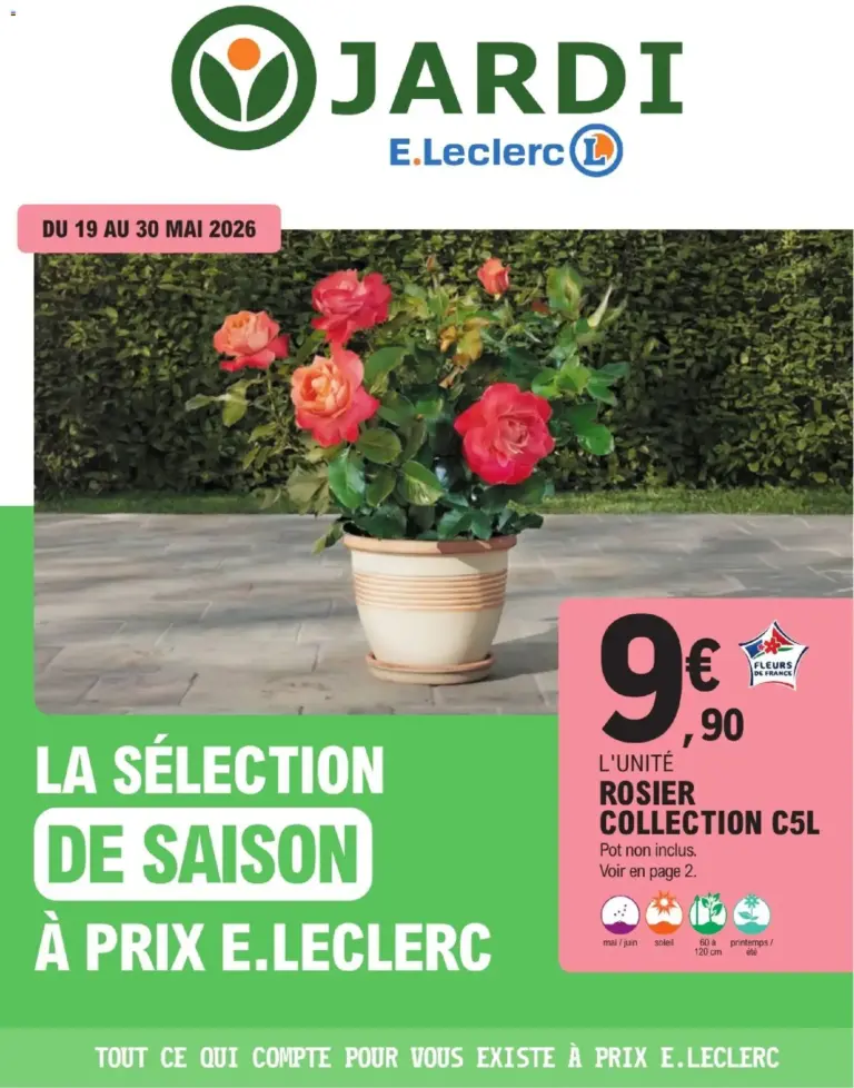 Brico E.Leclerc Trafic Jardi Printemps à partir du 19/05/2026