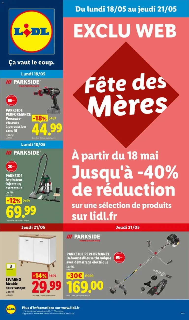Catalogue LIDL du 18/05/2026