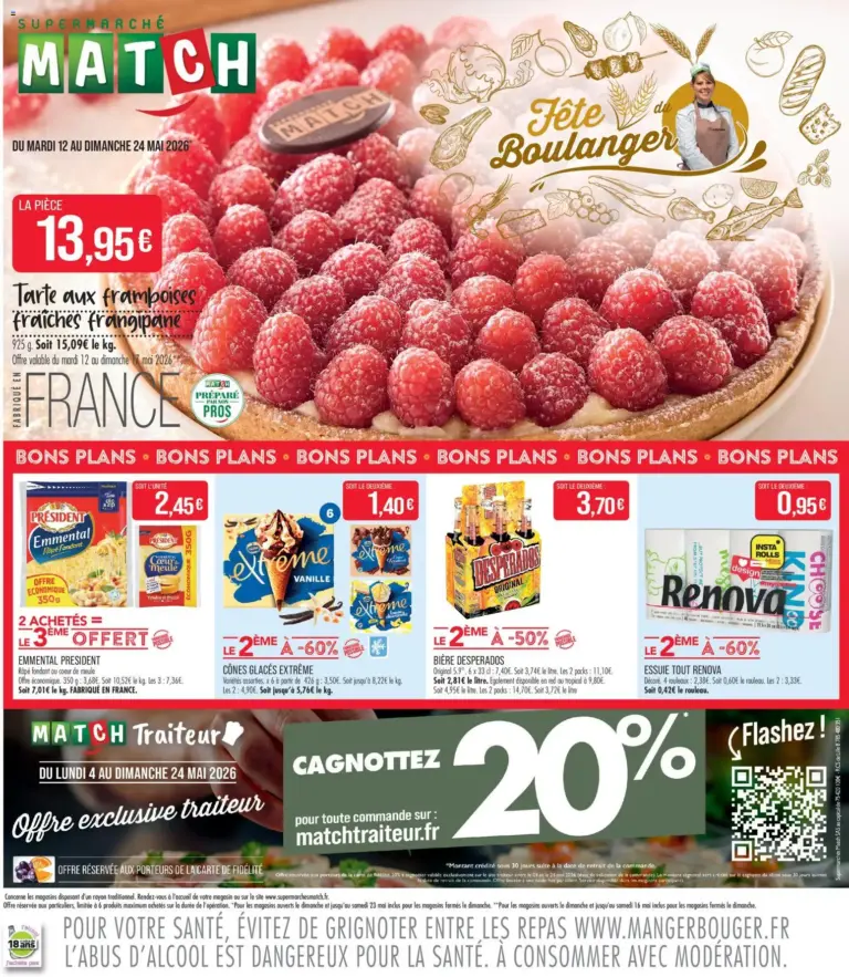 Match Supermarché Fête Boulanger à partir du 12/05/2026