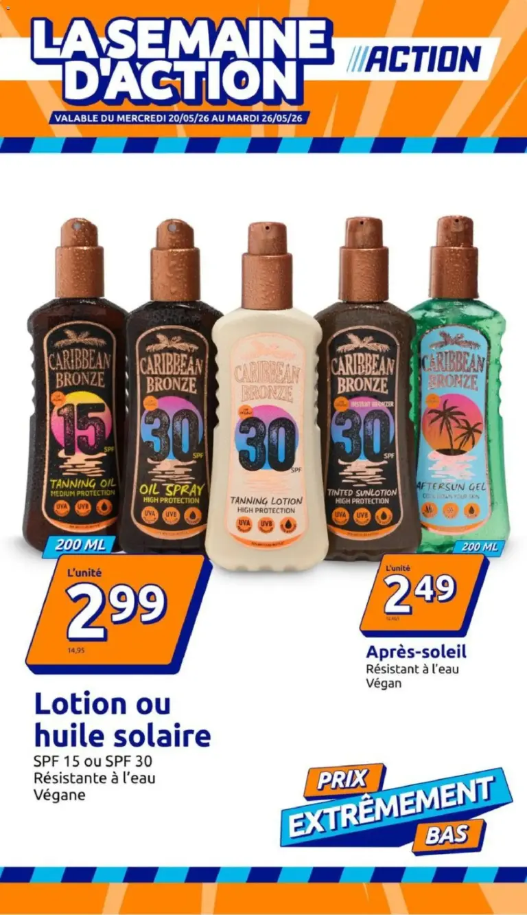 Action catalogue à partir du 20/05/2026