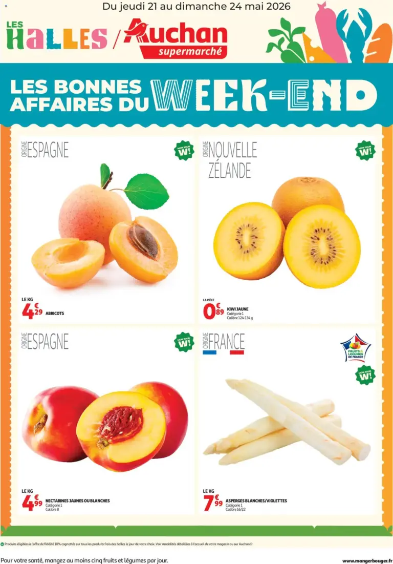 Auchan les bons plans du week end dans votre super