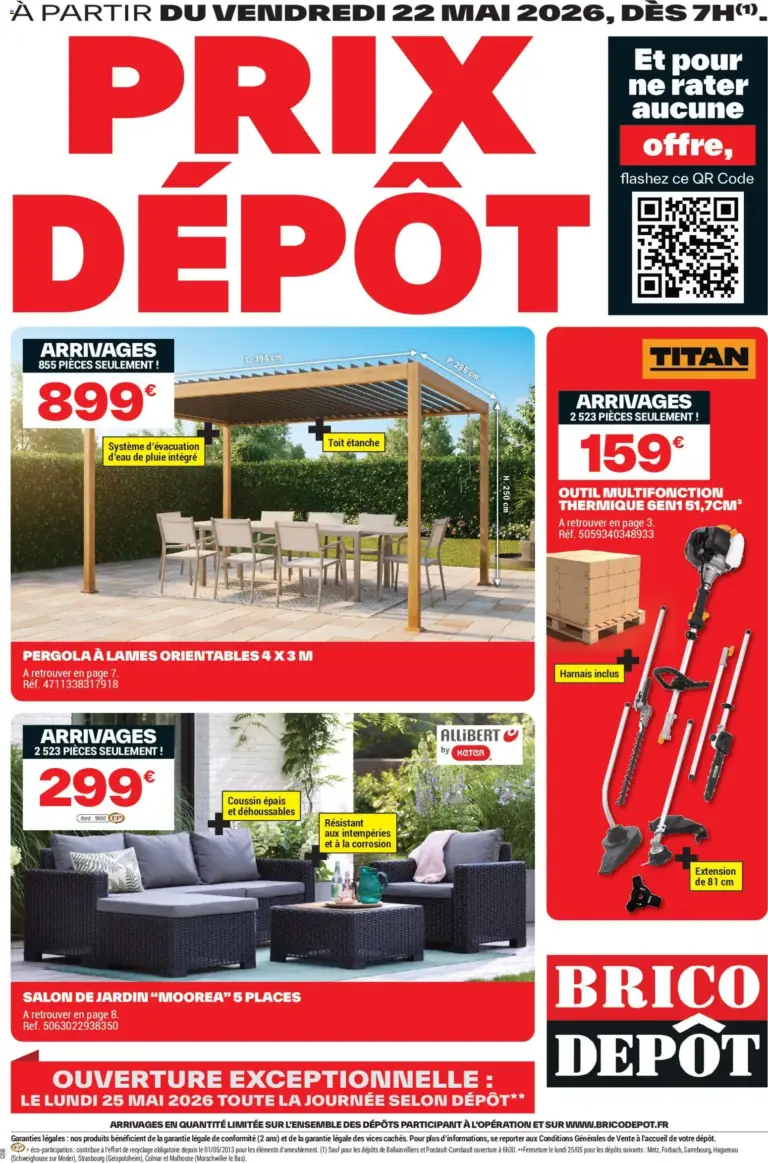 Brico Dépôt catalogue à partir du 22/05/2026