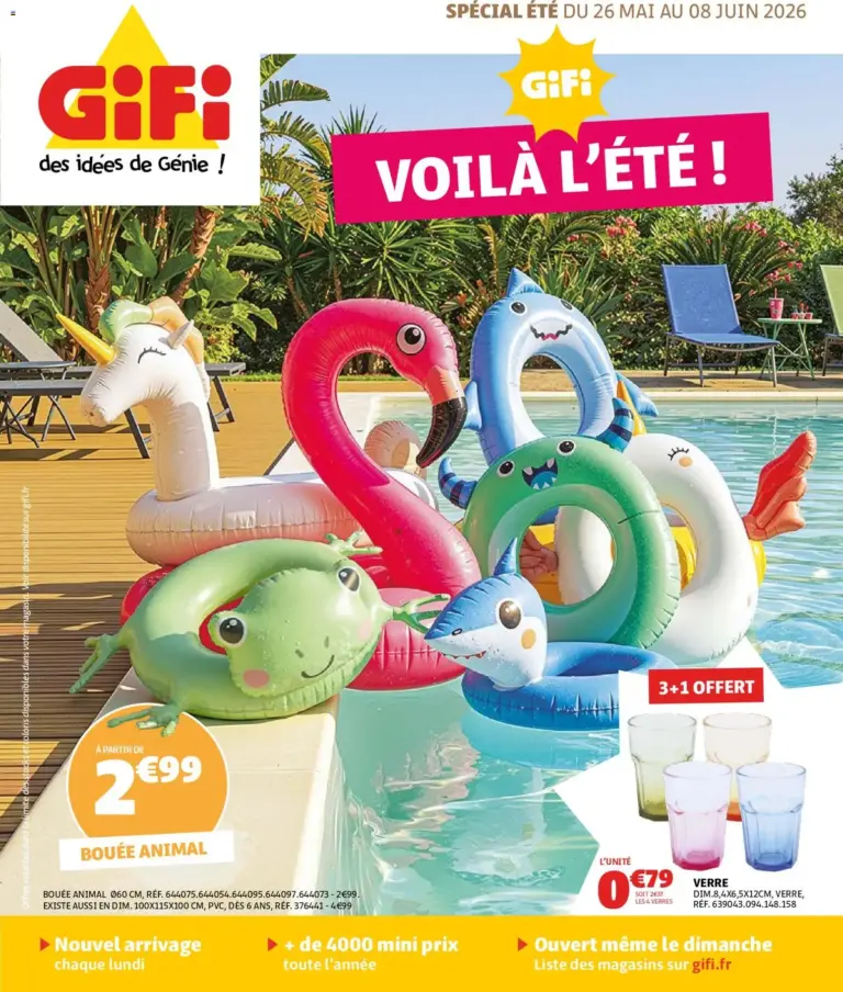 GiFi catalogue à partir du 26/05/2026