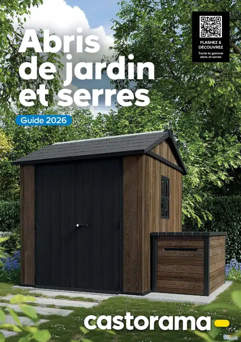 Castorama Abri de jardin et serres à partir du 26/02/2026