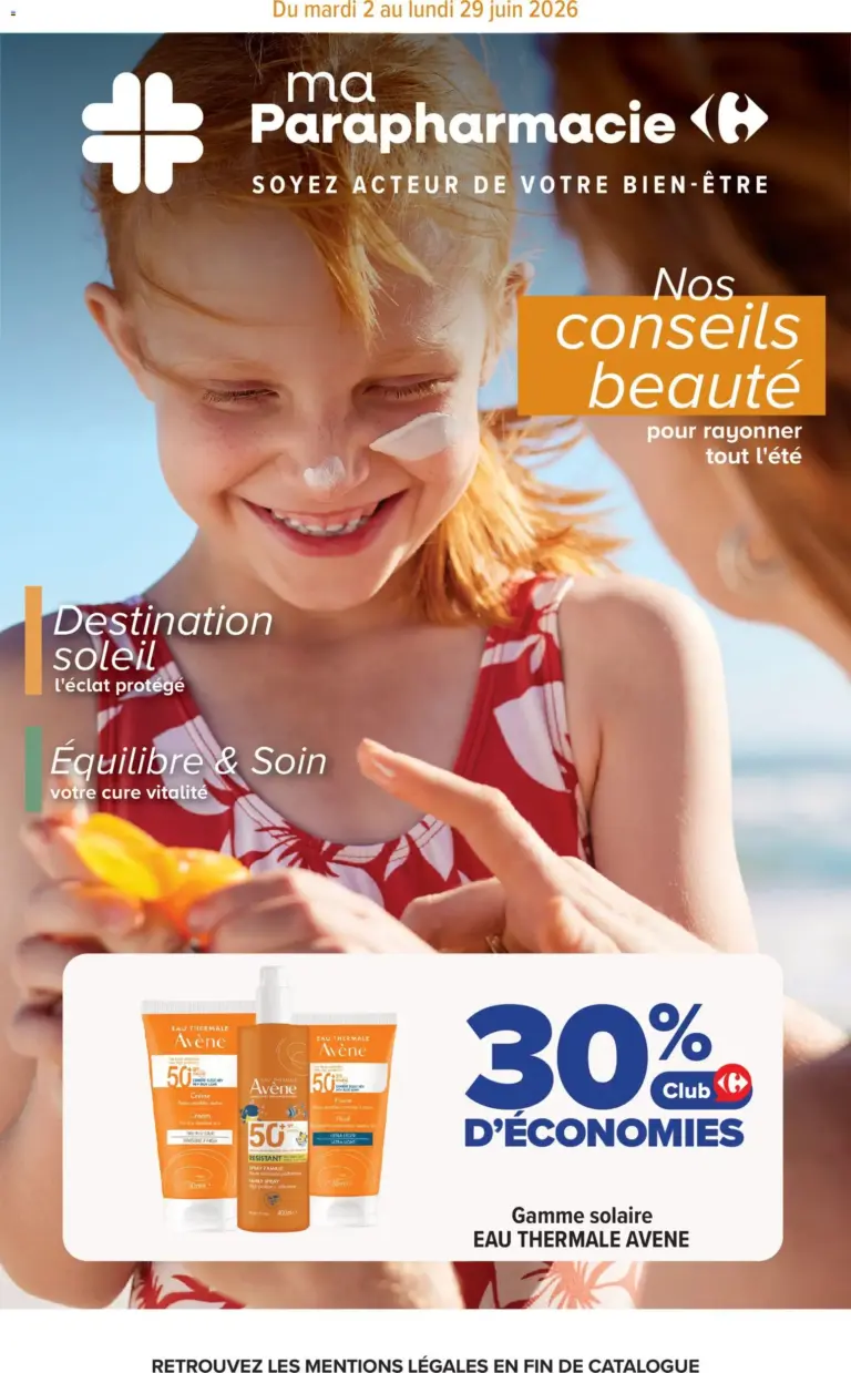 Carrefour Parapharmacie, beauté, santé & bien être à partir du 02/06/2026