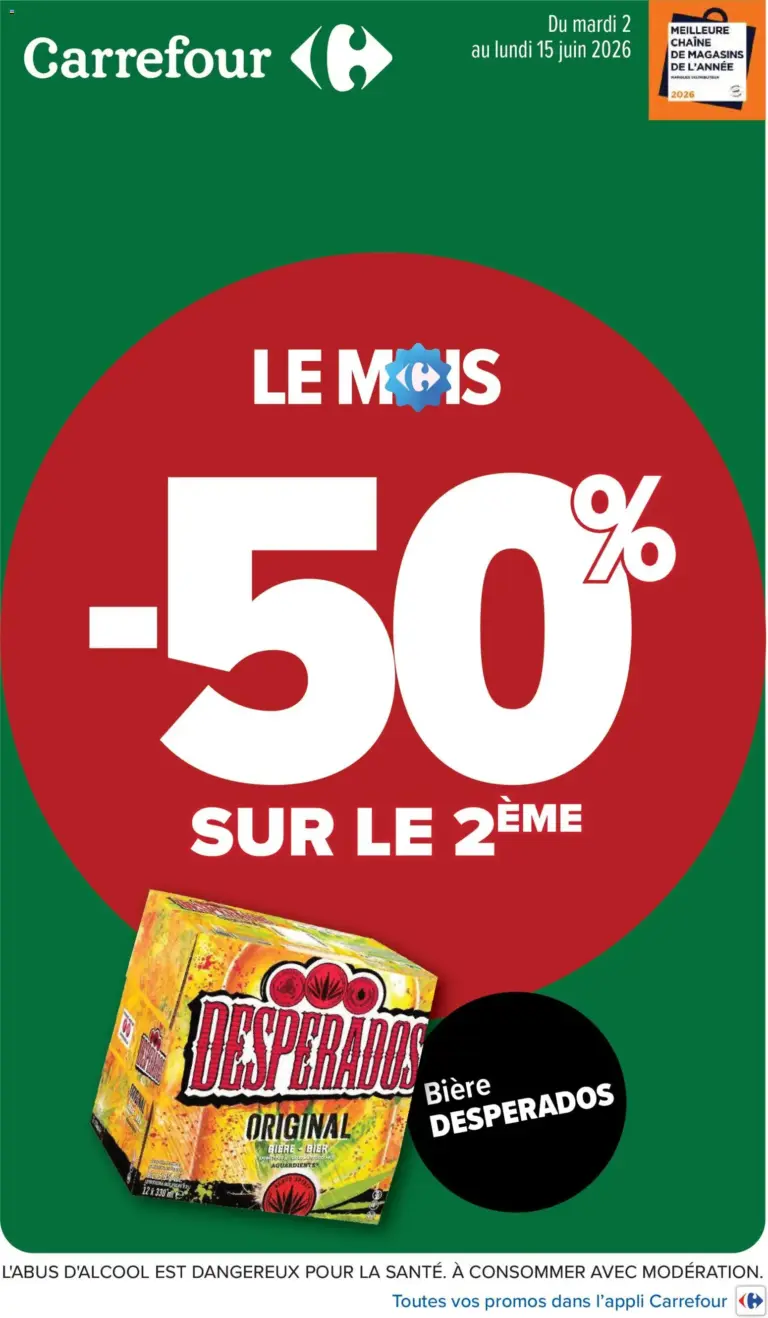 Carrefour Le mois des supporters à partir du 02/06/2026