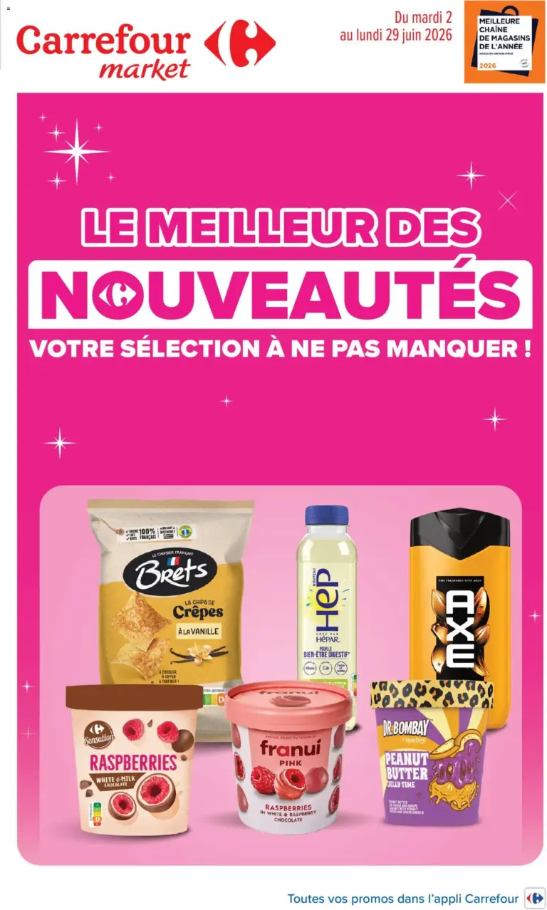 Carrefour Market Le meilleur des nouveautes de juin à partir du 02/06/2026