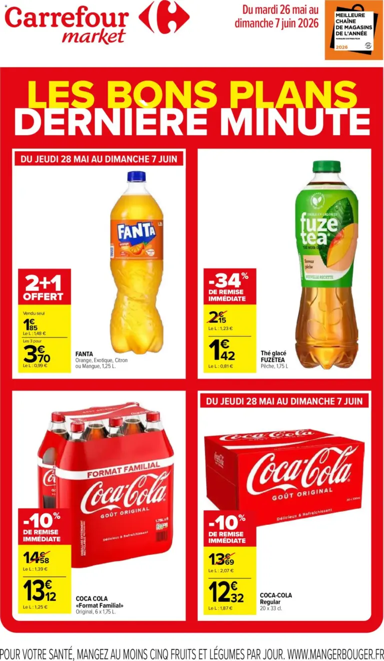 Carrefour Market Les bons plans soirees entre amis à partir du 26/05/2026