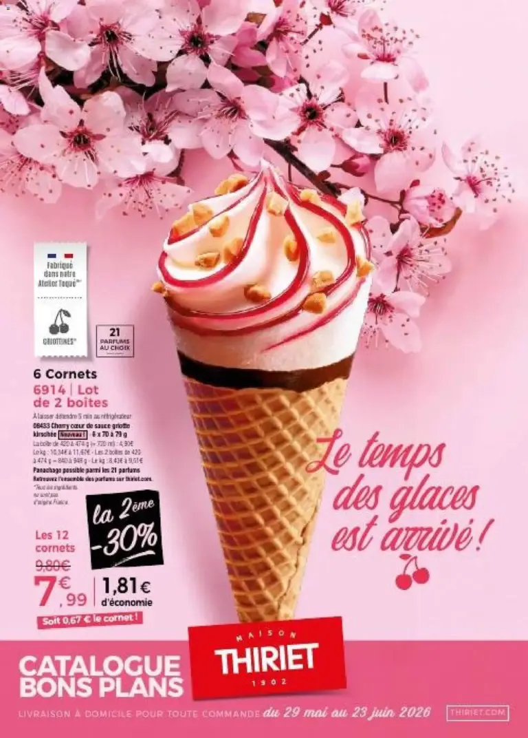 Thiriet Catalogue livraison à domicile à partir du 29/05/2026