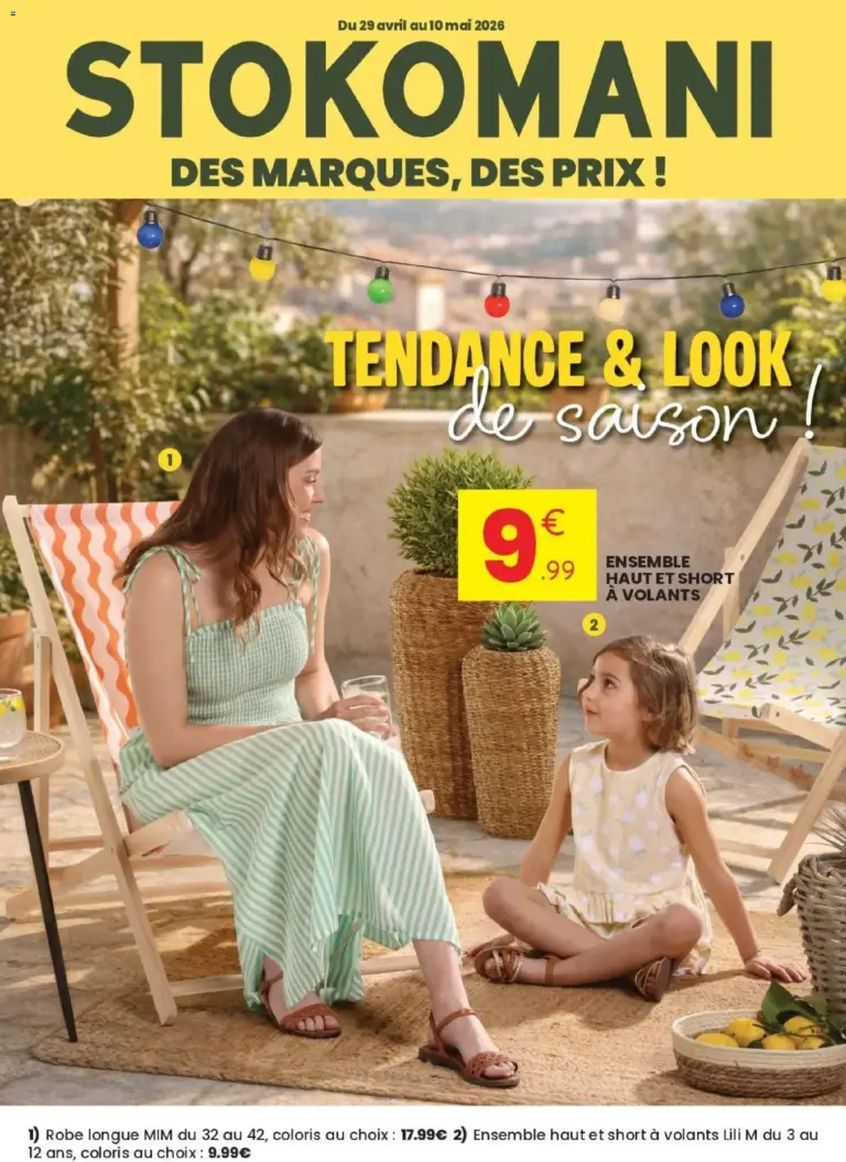 Stokomani catalogue tendance & look de saison à partir du 29/04/2026