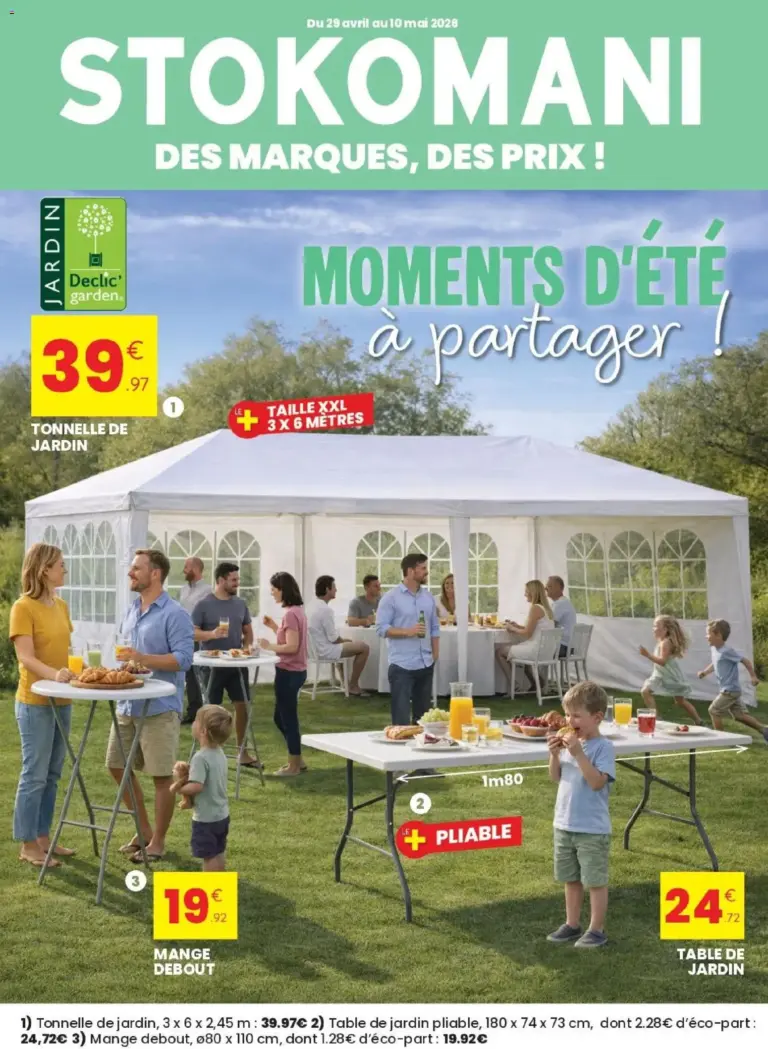 Stokomani catalogue à partir du 28/04/2026