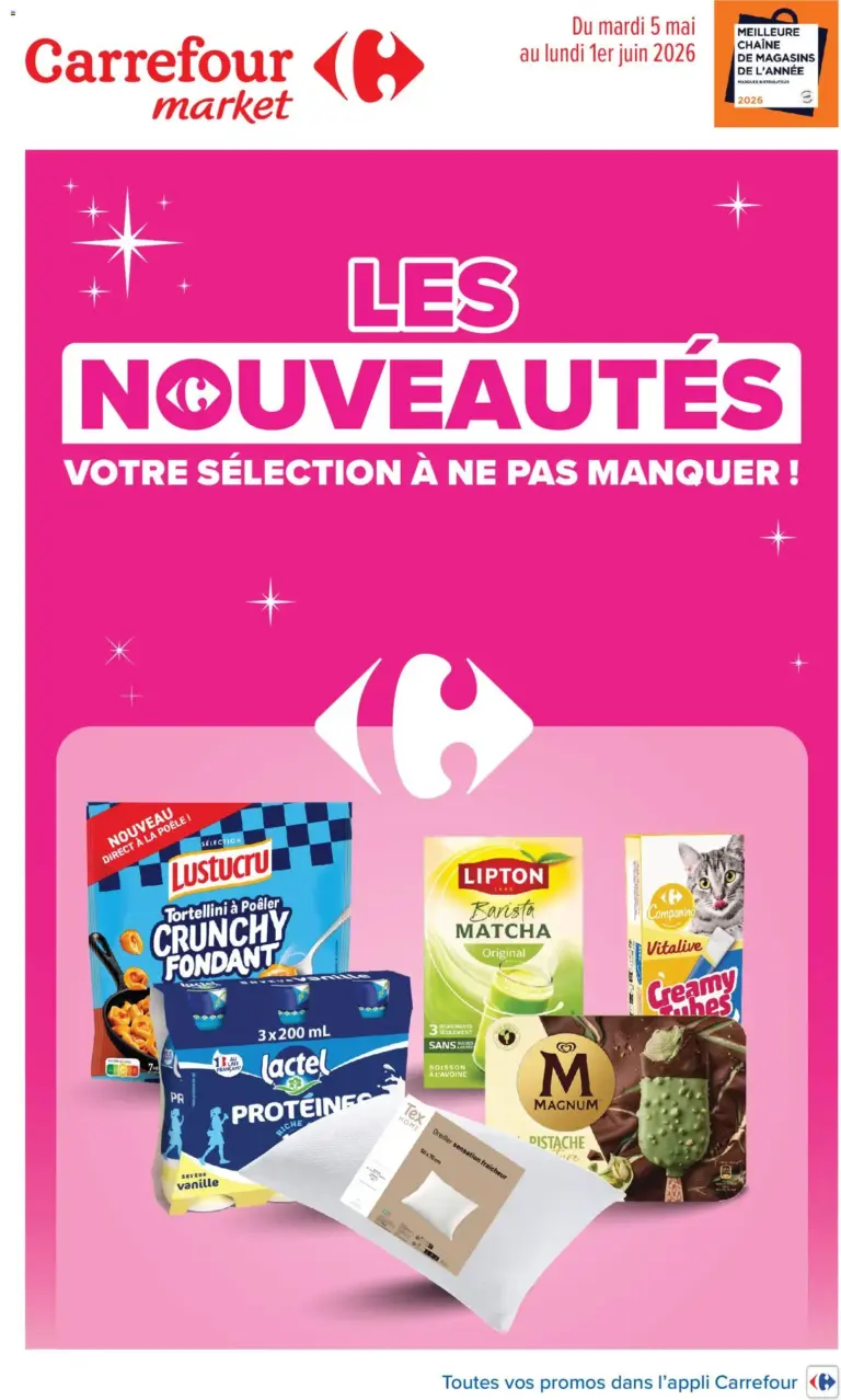 Carrefour Market Les nouveautés de mai à partir du 05/05/2026