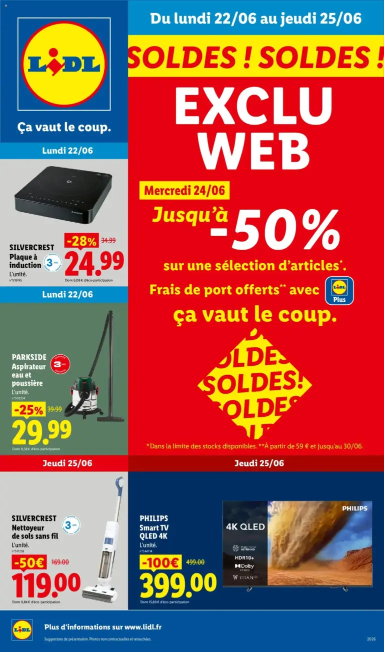 Catalogue LIDL du 22/06/2026