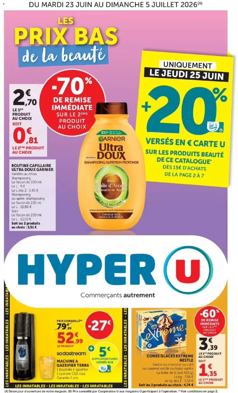 Hyper U catalogue à partir du 23/06/2026