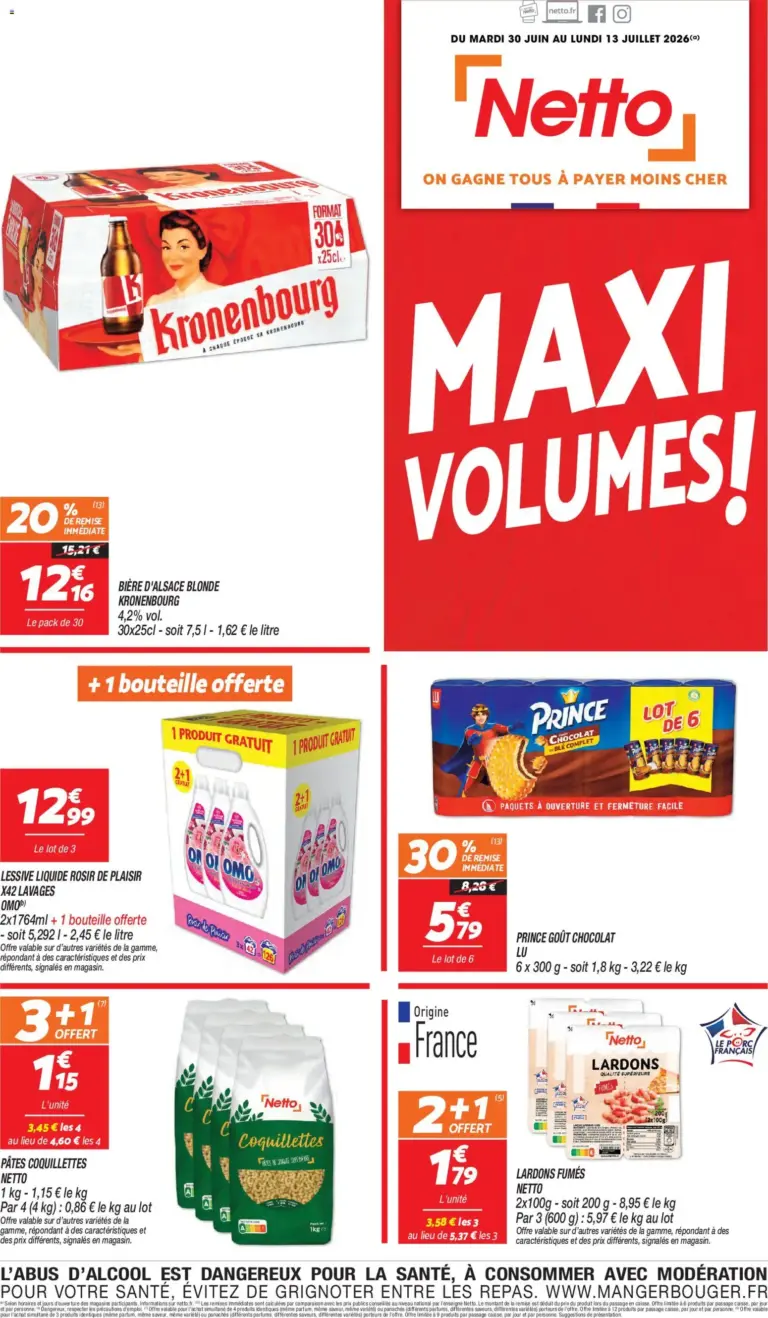 Netto catalogue à partir du 30/06/2026