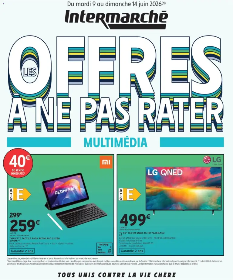 Intermarché Notre sélection multimédia à partir du 09/06/2026