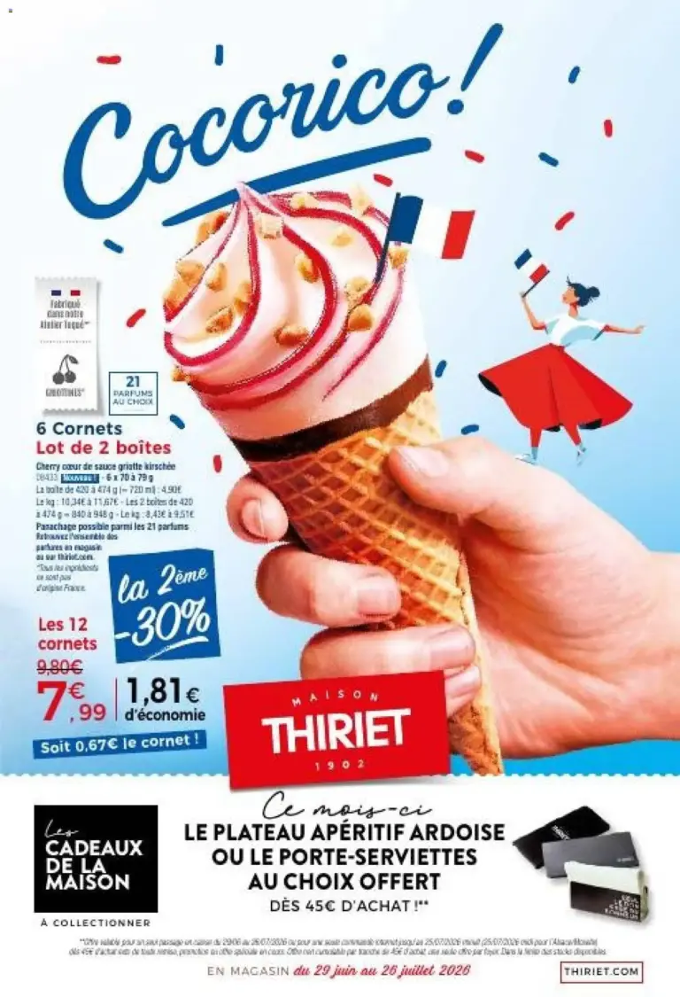 Thiriet Catalogue Magasin 2026 à partir du 29/06/2026