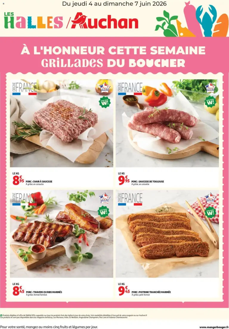 Auchan À l'honneur cette semaine à partir du 04/06/2026