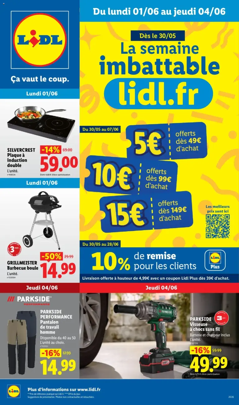 Catalogue LIDL du 01/06/2026