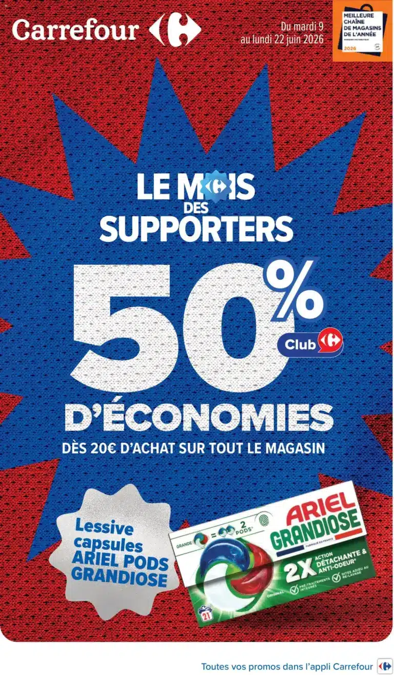 Carrefour catalogue à partir du 09/06/2026