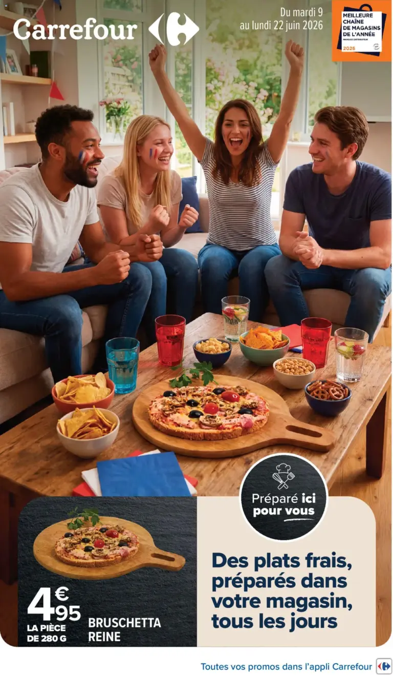 Carrefour Préparé ici pour vous à partir du 09/06/2026