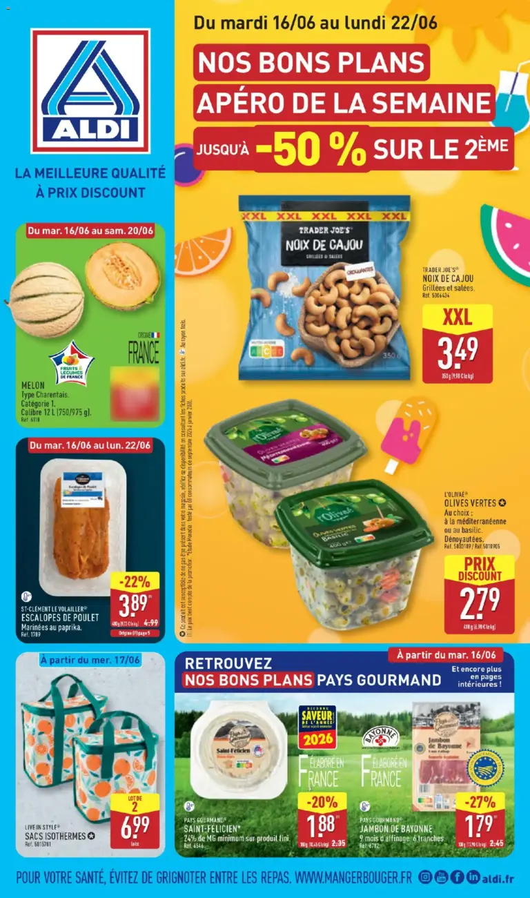 Aldi catalogue à partir du 16/06/2026