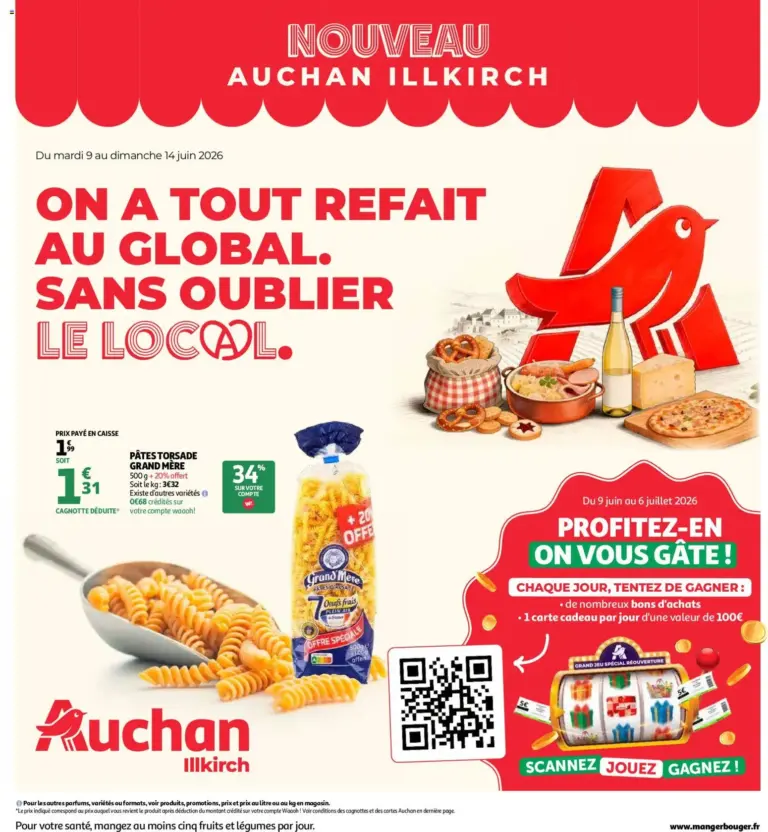 Auchan Nouveau AUCHAN ILLKIRCH à partir du 09/06/2026