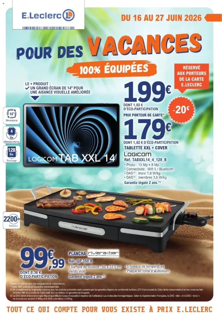 Catalogue E.Leclerc du 16/06/2026 Nouveau