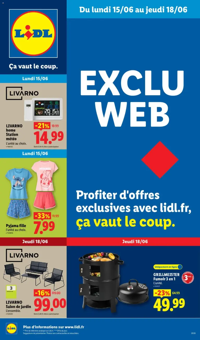 Catalogue LIDL du 15/06/2026