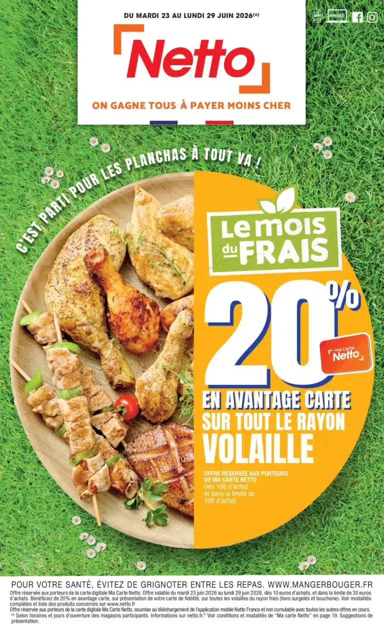 Netto catalogue à partir du 23/06/2026