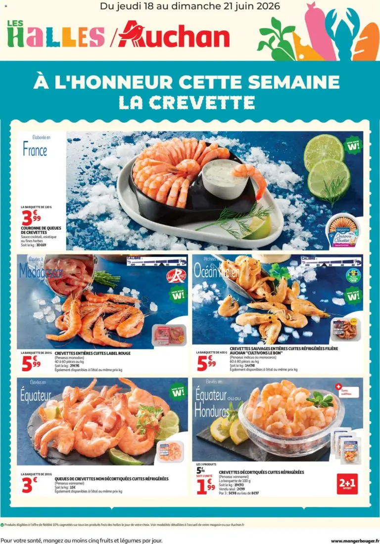 Auchan À l'honneur cette semaine à partir du 18/06/2026