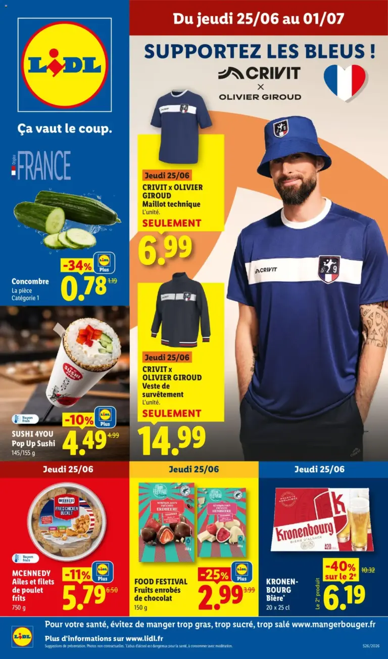 Catalogue LIDL du 25/06/2026