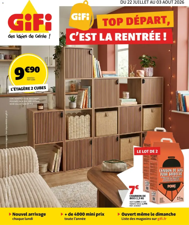 GiFi catalogue à partir du 22/07/2026