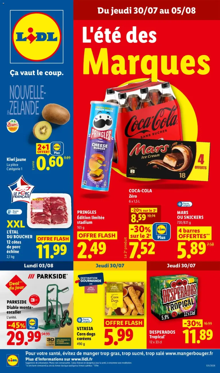 Catalogue LIDL du 30/07/2026