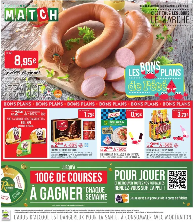 Match Supermarché catalogue à partir du 28/07/2026