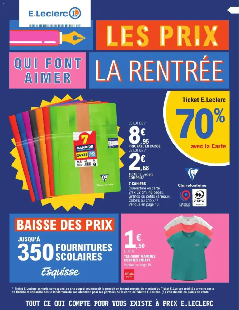 Catalogue E.Leclerc du 28/07/2026 Nouveau