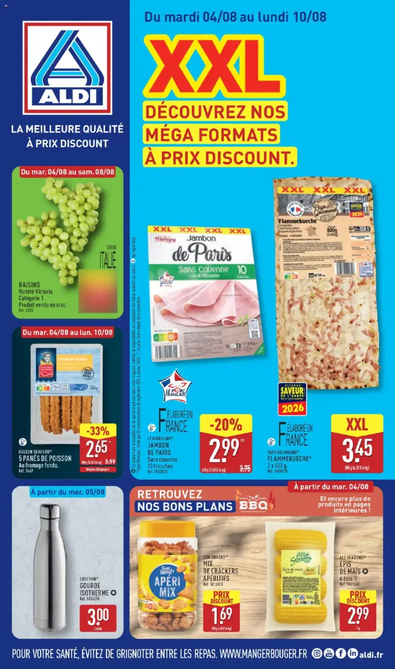 Aldi catalogue à partir du 04/08/2026