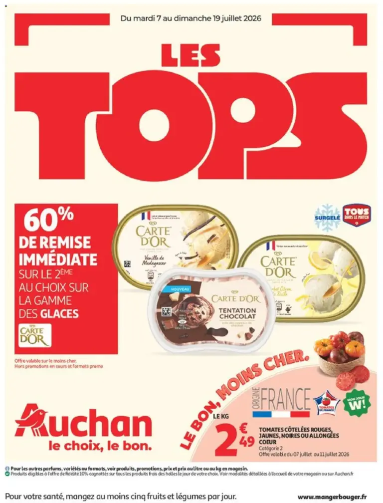 Auchan à partir du 07/07/2026
