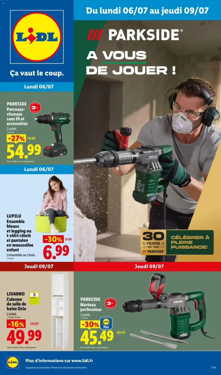 Catalogue LIDL du 06/07/2026