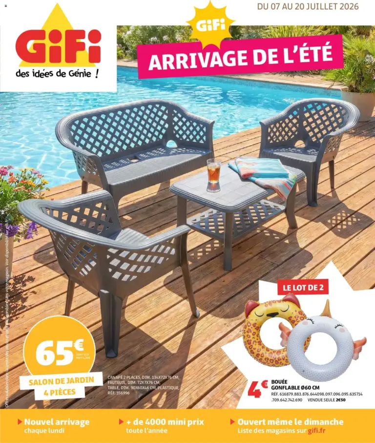 GiFi catalogue à partir du 07/07/2026