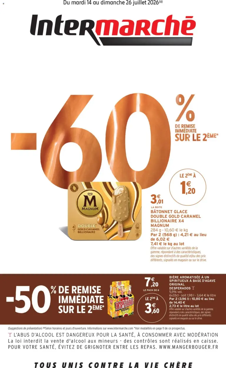 Intermarché catalogue à partir du 14/07/2026