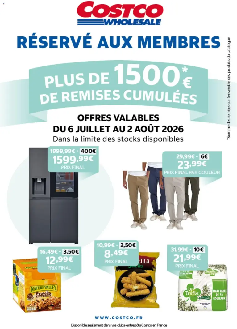 Costco catalogue à partir du 06/07/2026