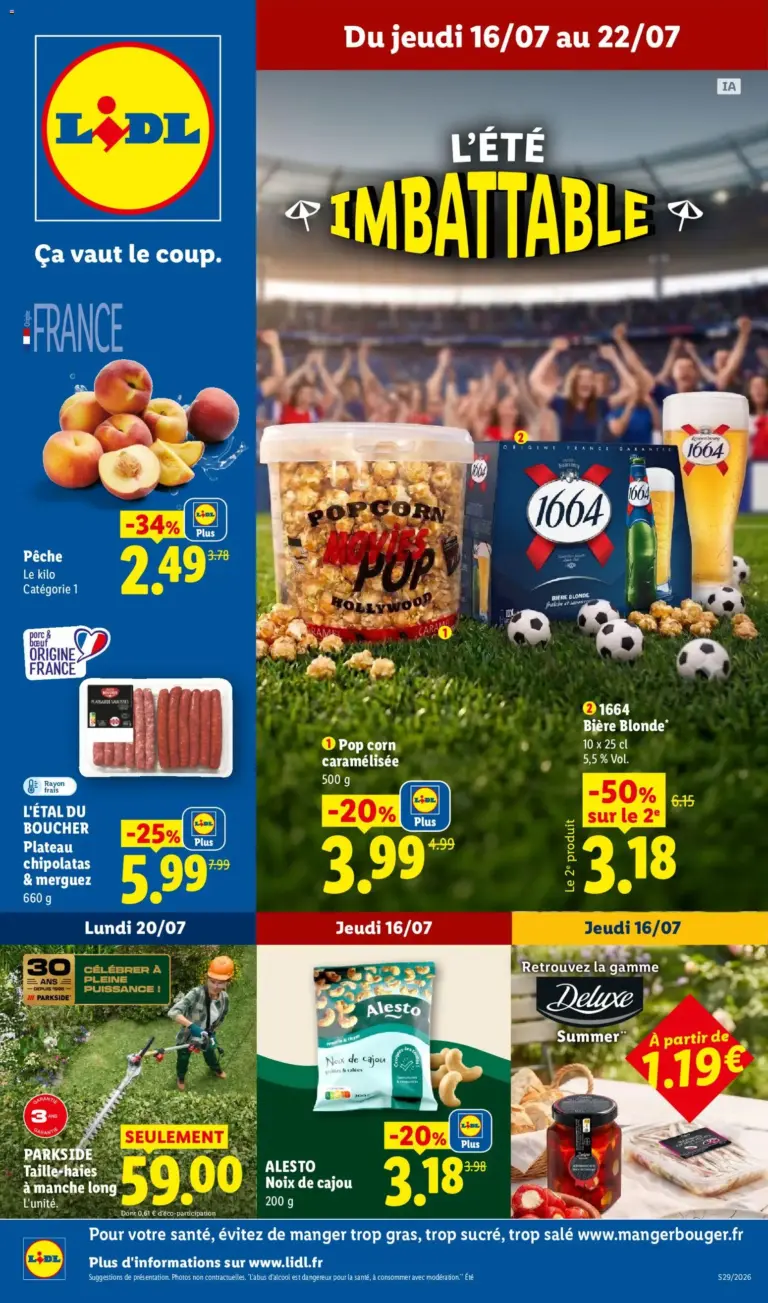 Catalogue LIDL du 16/07/2026