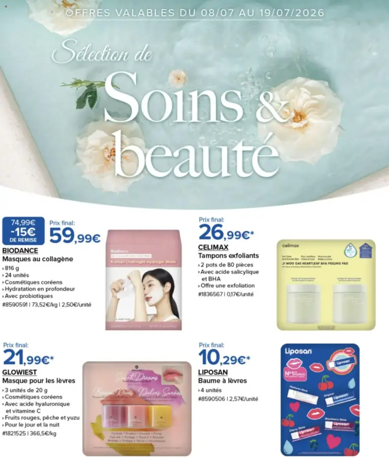 Costco Sélection de soins & beauté 2026 à partir du 08/07/2026