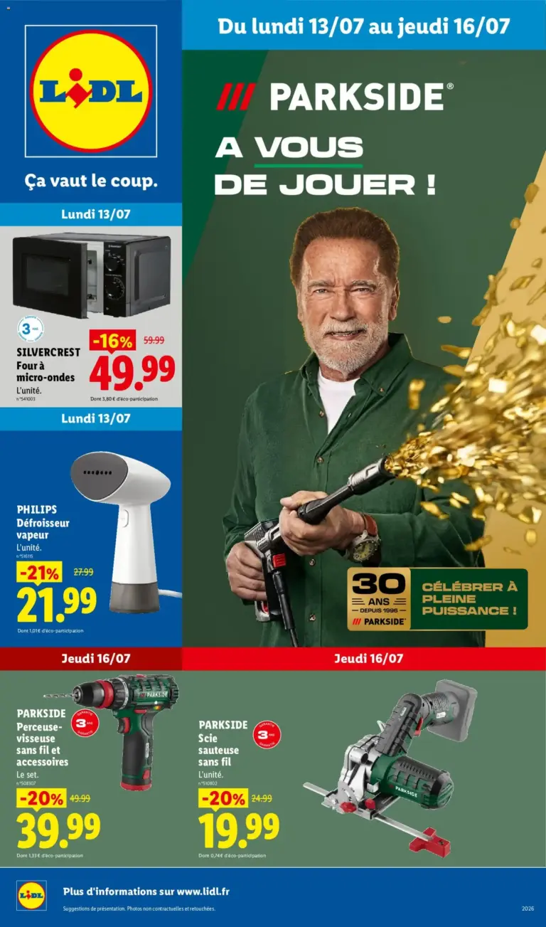 Catalogue LIDL du 13/07/2026