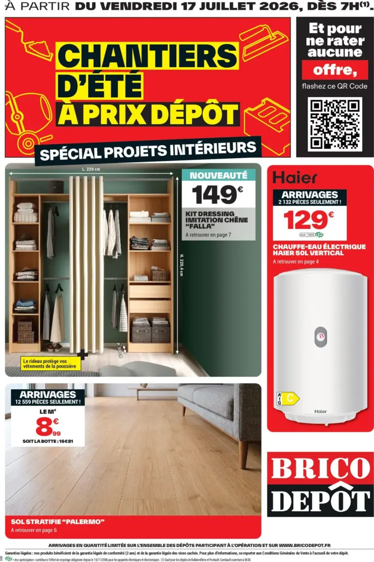 Brico Dépôt catalogue à partir du 17/07/2026