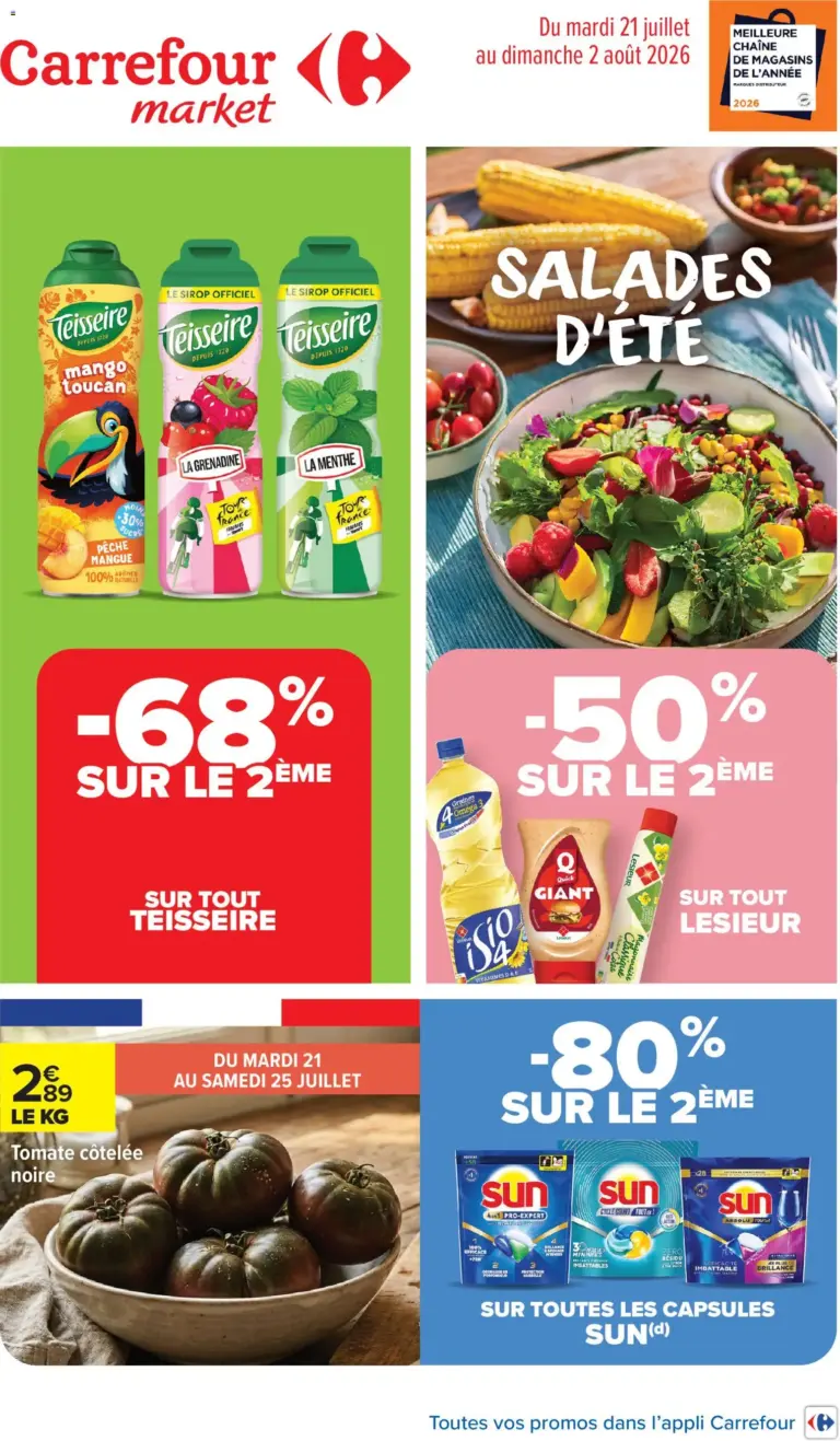 Carrefour Market catalogue à partir du 21/07/2026